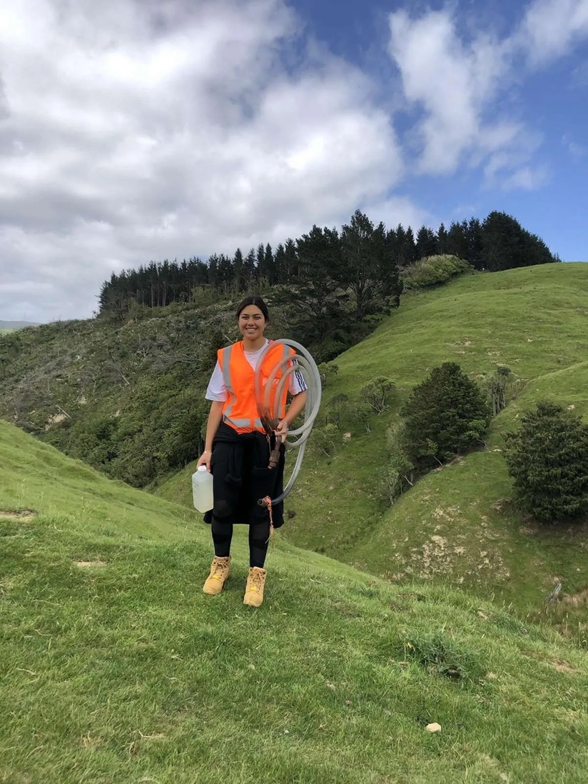 CAREERS WITH STEM: As an aspiring environmental scientist, Meschka focuses on the restoration and preservation of native species